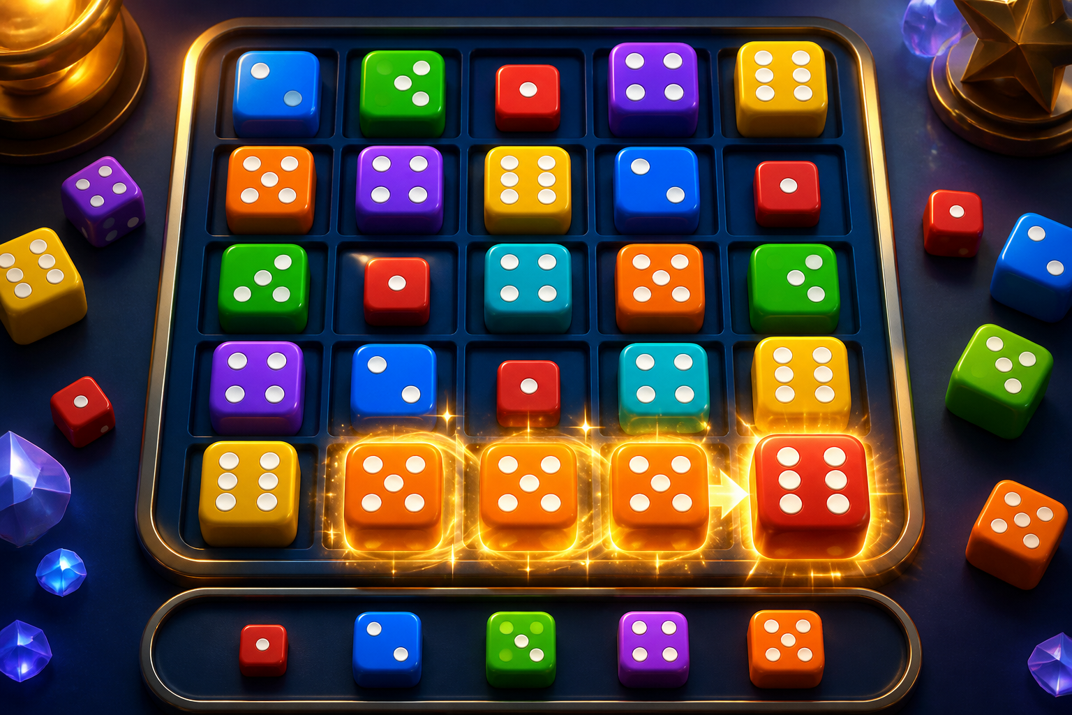 Dice Merge Master